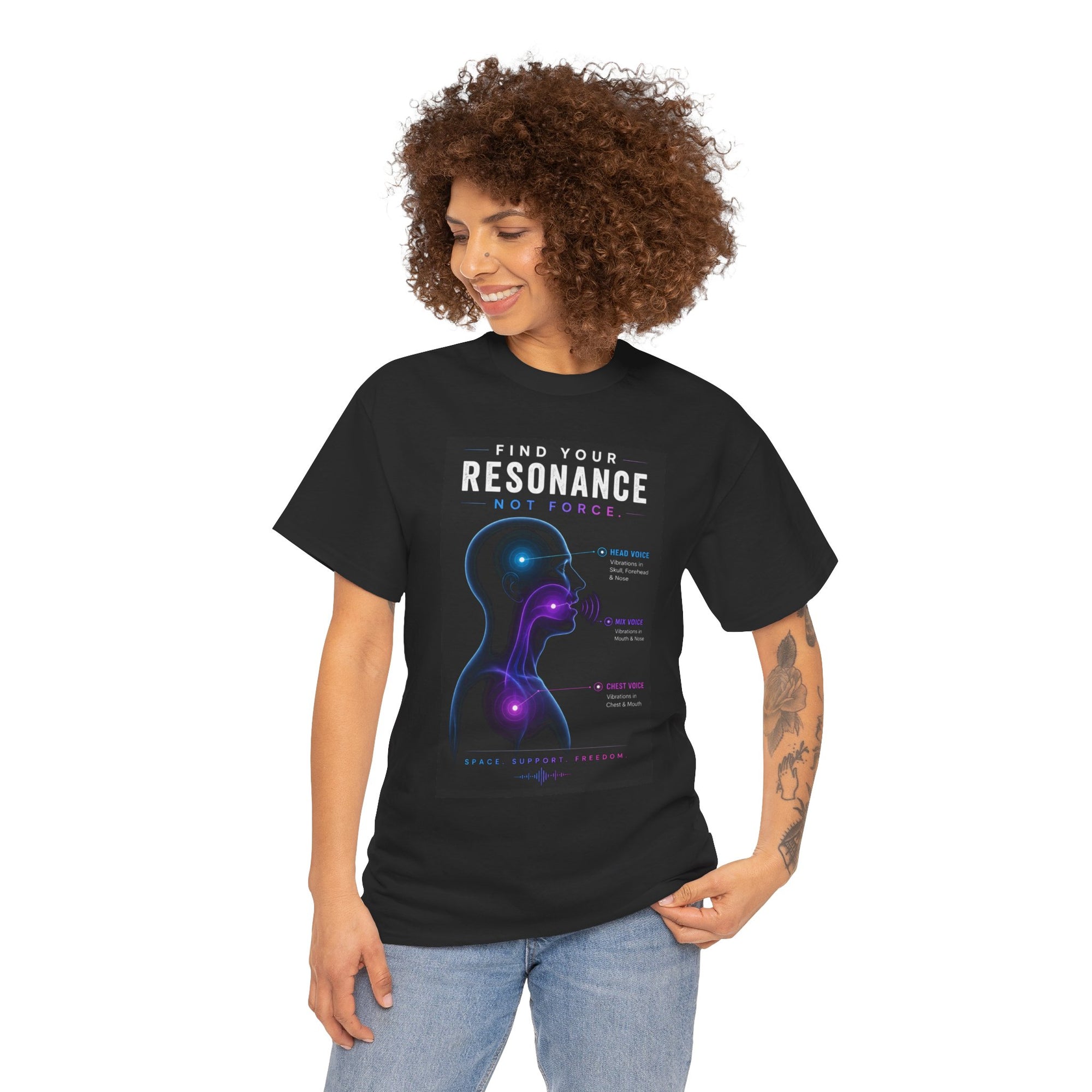 Unisex Heavy Cotton Tee - Resonance