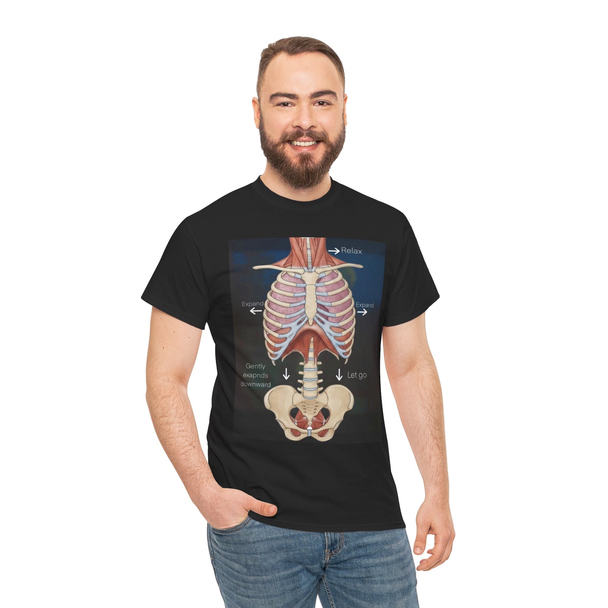 Unisex Heavy Cotton Tee - Anatomy