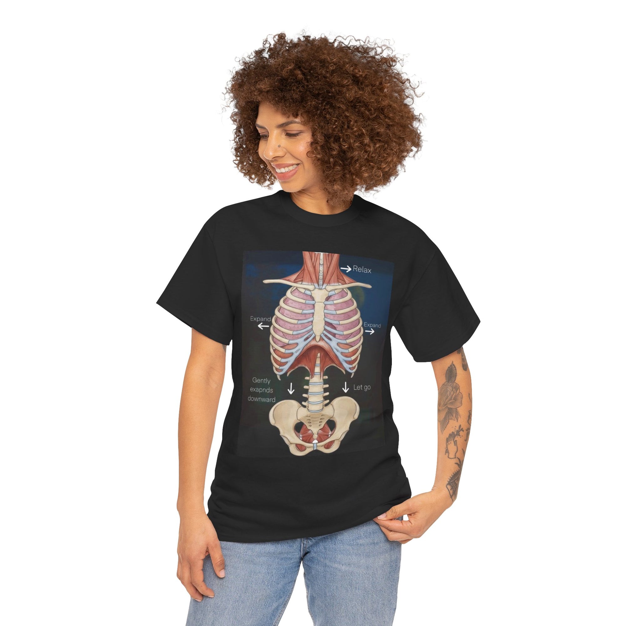 Unisex Heavy Cotton Tee - Anatomy