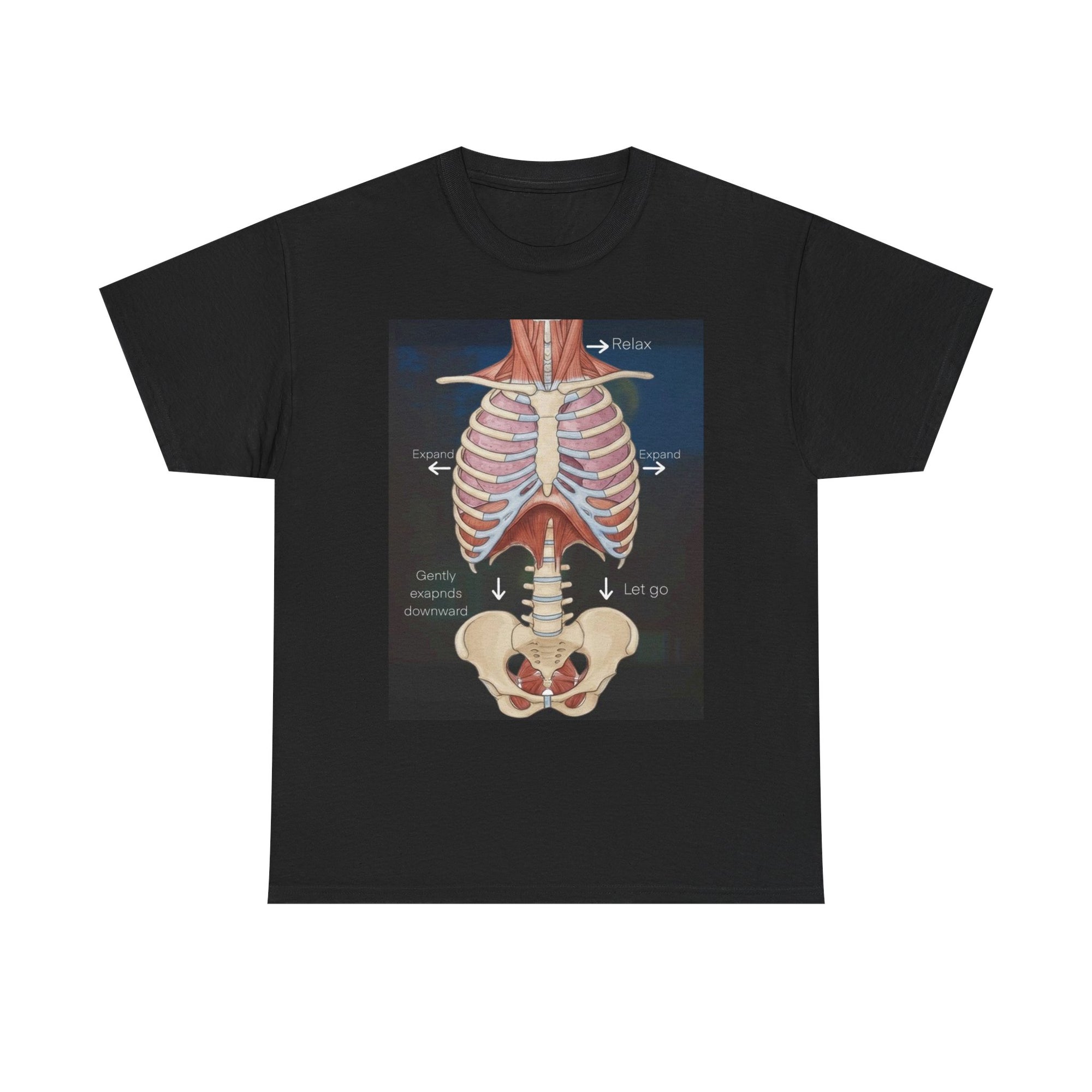 Unisex Heavy Cotton Tee - Anatomy