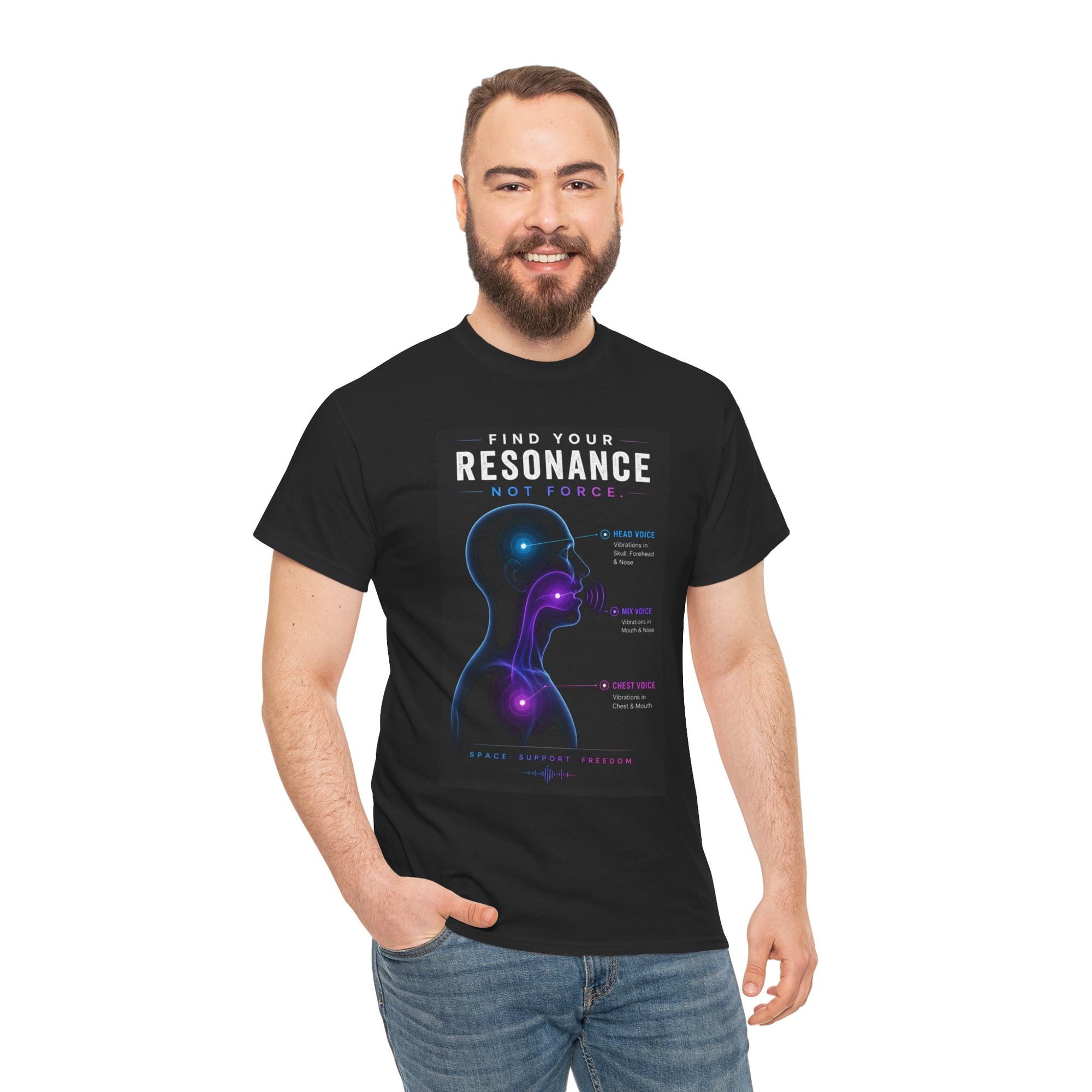 Unisex Heavy Cotton Tee - Resonance