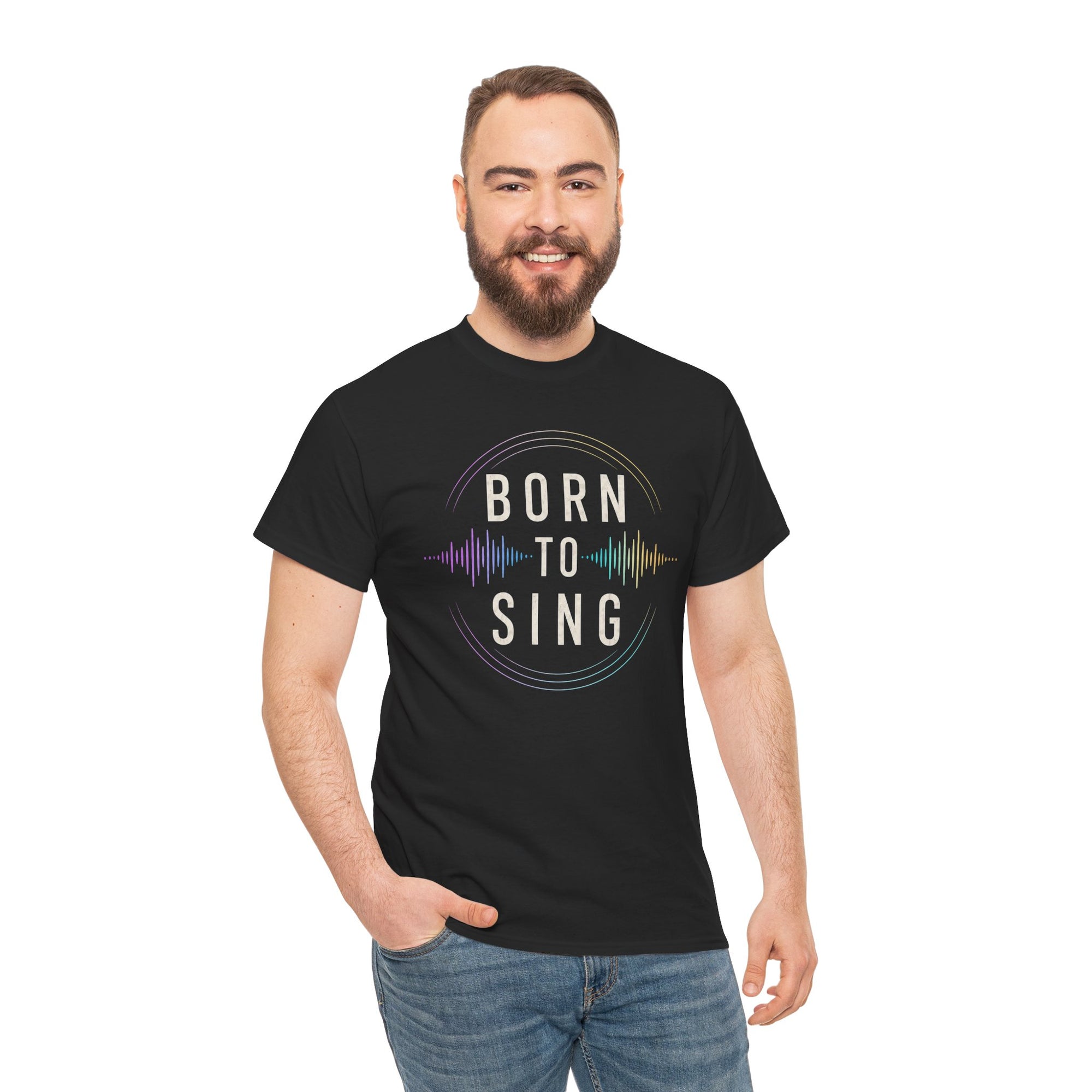 Born to Sing - Unisex Heavy Cotton Tee