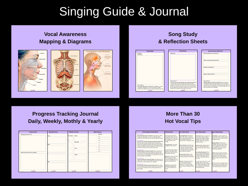 Singing Guide & Journal - Digital Download